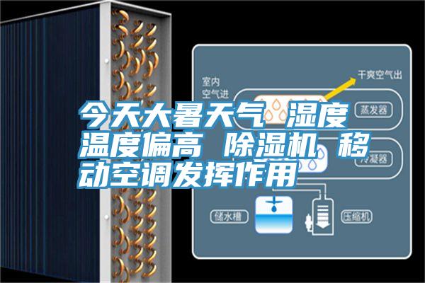 今天大暑天气 湿度温度偏高 小黄片直播视频 移动空调发挥作用