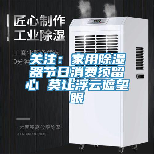 关注：家用除湿器节日消费须留心 莫让浮云遮望眼