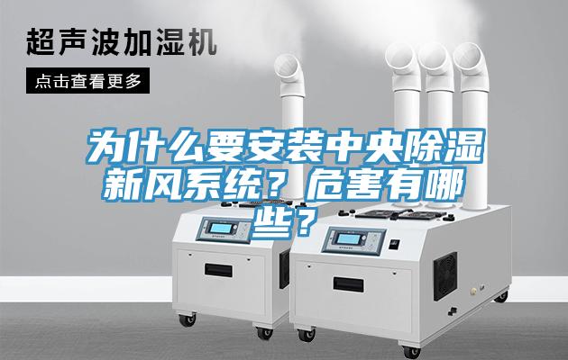 为什么要安装中央除湿新风系统？危害有哪些？