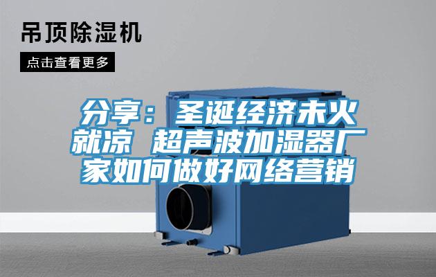 分享：圣诞经济未火就凉 超声波加湿器厂家如何做好网络营销