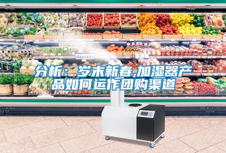 分析：岁末新春,加湿器产品如何运作团购渠道