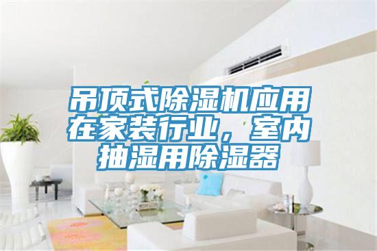 吊顶式小黄片直播视频应用在家装行业，室内抽湿用除湿器