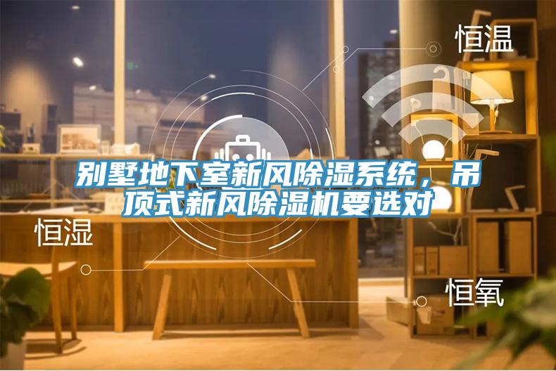 别墅地下室新风除湿系统，吊顶式新风小黄片直播视频要选对