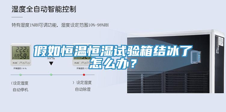 假如恒温恒湿试验箱结冰了怎么办？