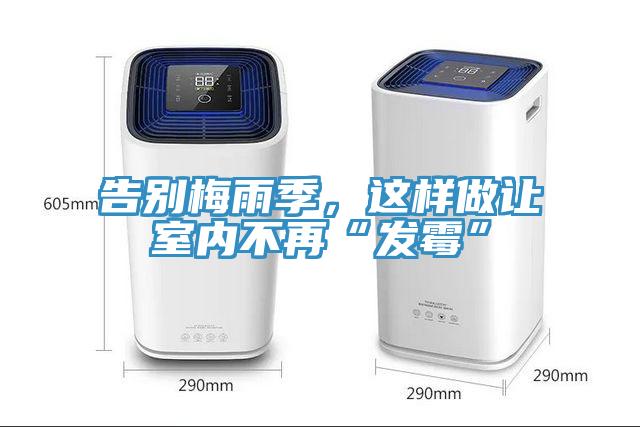 告别梅雨季，这样做让室内不再“发霉”