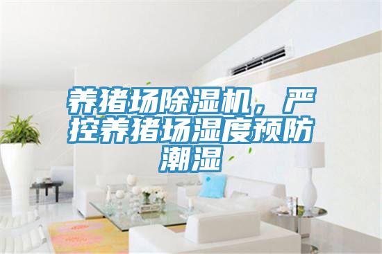养猪场小黄片直播视频，严控养猪场湿度预防潮湿