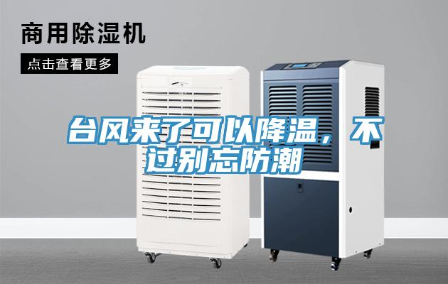 台风来了可以降温，不过别忘防潮