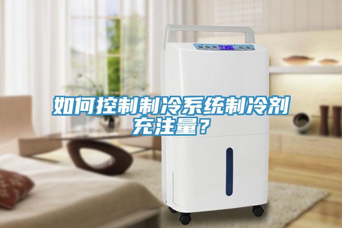 如何控制制冷系统制冷剂充注量？