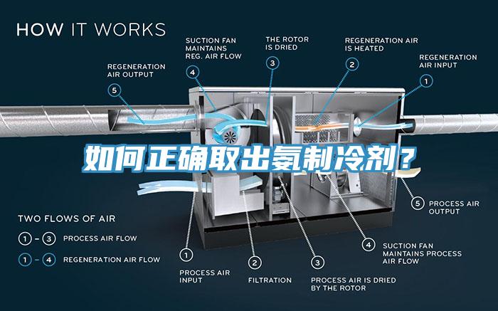 如何正确取出氨制冷剂？