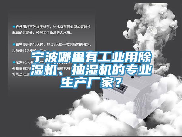 宁波哪里有工业用小黄片直播视频、抽湿机的专业生产厂家？