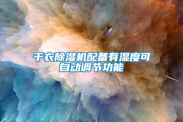 干衣小黄片直播视频配备有湿度可自动调节功能