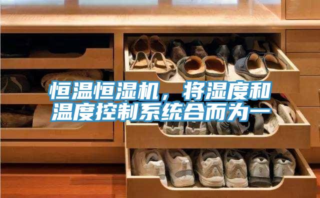 恒温恒湿机，将湿度和温度控制系统合而为一