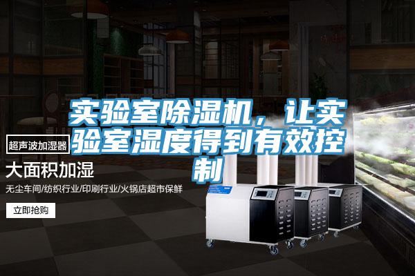 实验室小黄片直播视频，让实验室湿度得到有效控制