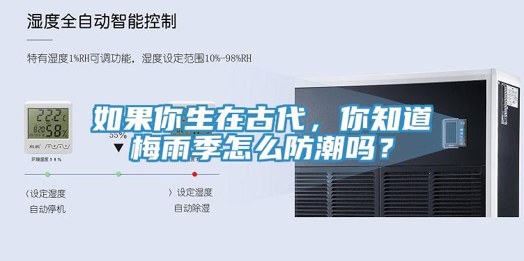 如果你生在古代，你知道梅雨季怎么防潮吗？