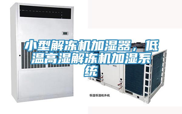 小型解冻机加湿器，低温高湿解冻机加湿系统