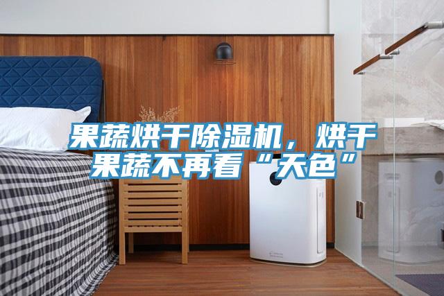 果蔬烘干小黄片直播视频，烘干果蔬不再看“天色”