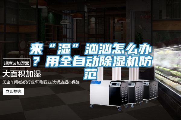 来“湿”汹汹怎么办？用全自动小黄片直播视频防范