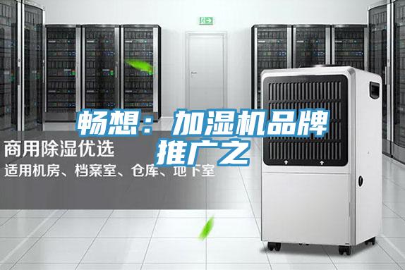 畅想：加湿机品牌推广之