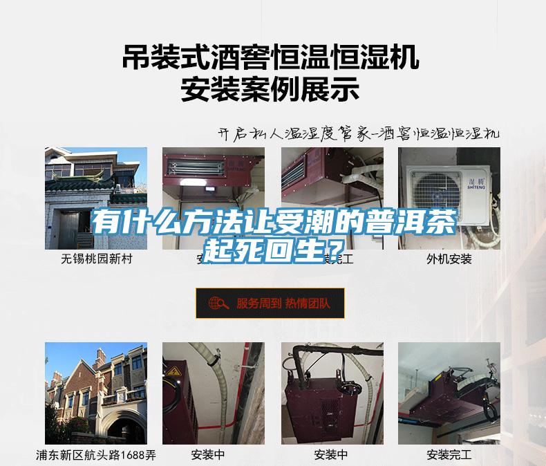 有什么方法让受潮的普洱茶起死回生？