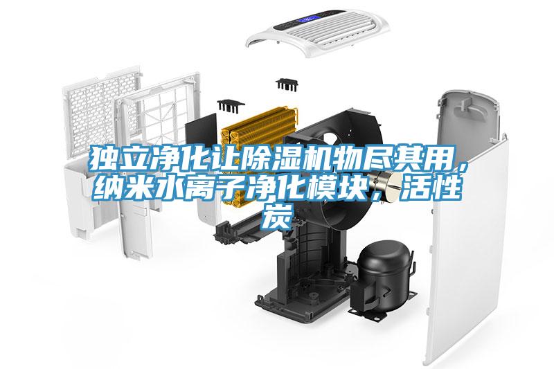 独立净化让小黄片直播视频物尽其用，纳米水离子净化模块，活性炭