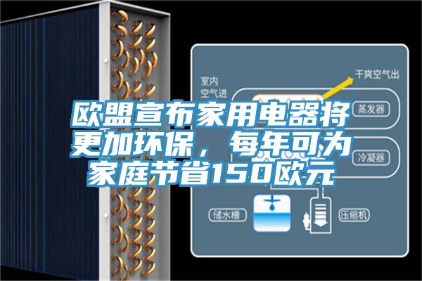 欧盟宣布家用电器将更加环保，每年可为家庭节省150欧元