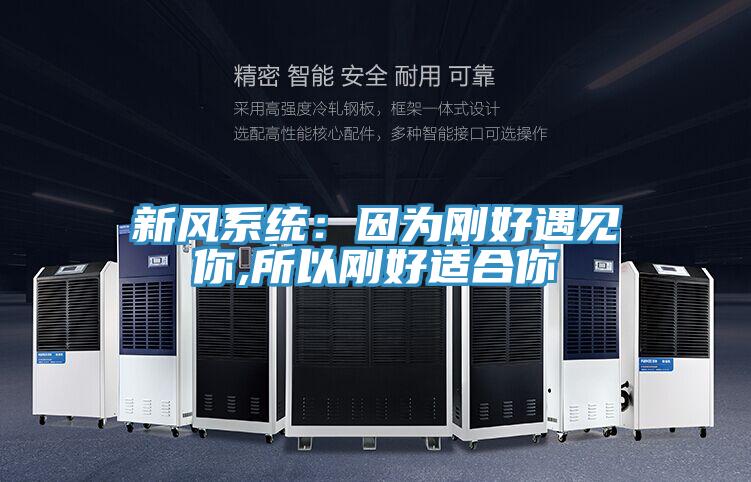 新风系统：因为刚好遇见你,所以刚好适合你