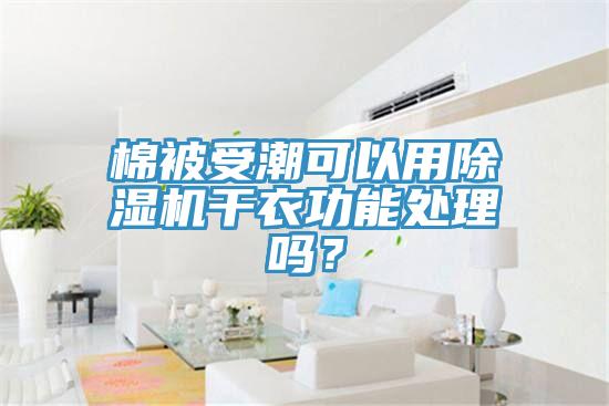 棉被受潮可以用小黄片直播视频干衣功能处理吗？