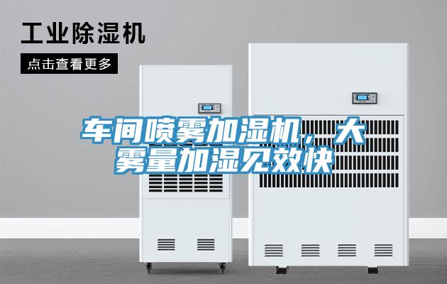车间喷雾加湿机，大雾量加湿见效快