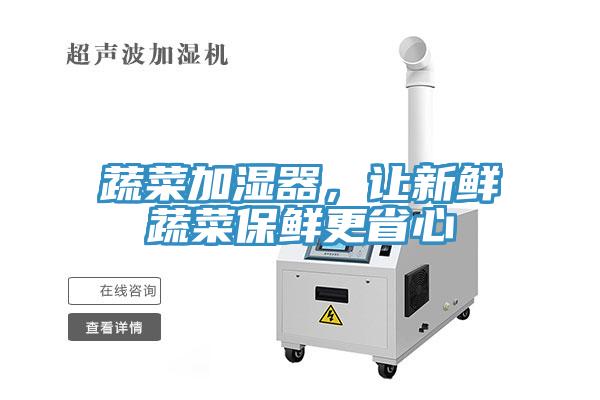 蔬菜加湿器，让新鲜蔬菜保鲜更省心