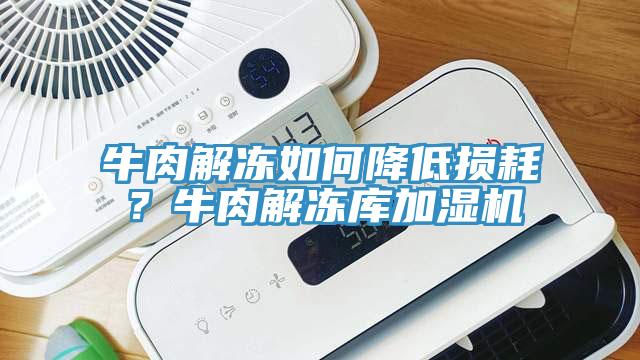 牛肉解冻如何降低损耗？牛肉解冻库加湿机
