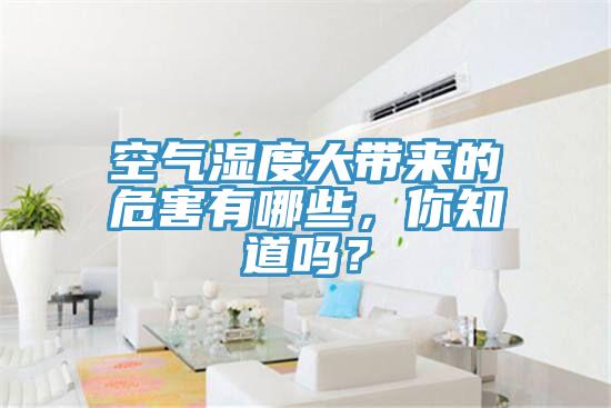 空气湿度大带来的危害有哪些，你知道吗？