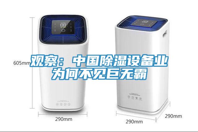 观察：中国除湿设备业为何不见巨无霸