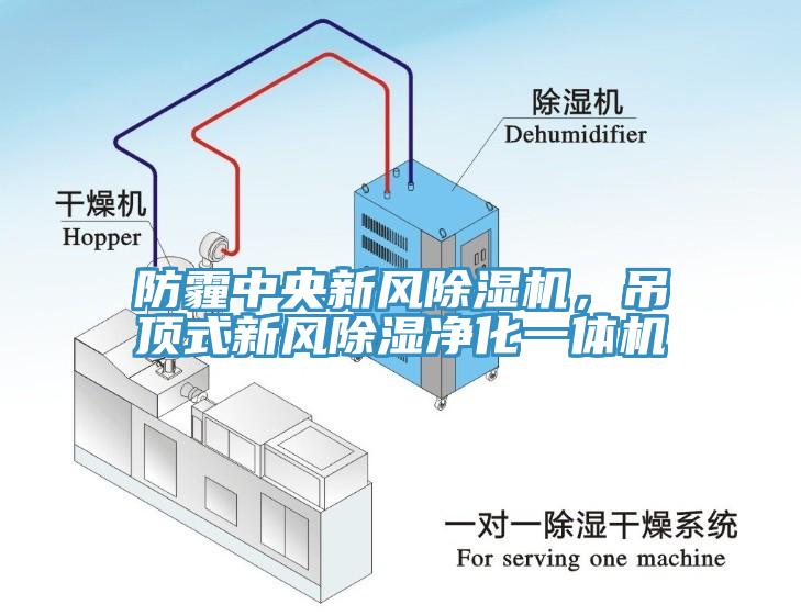 防霾中央新风小黄片直播视频，吊顶式新风除湿净化一体机
