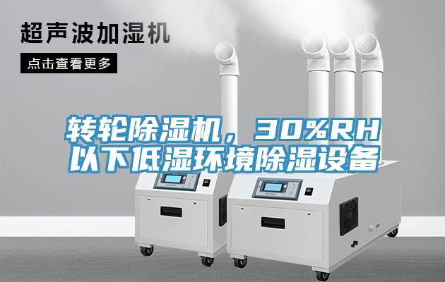 转轮小黄片直播视频，30%RH以下低湿环境除湿设备