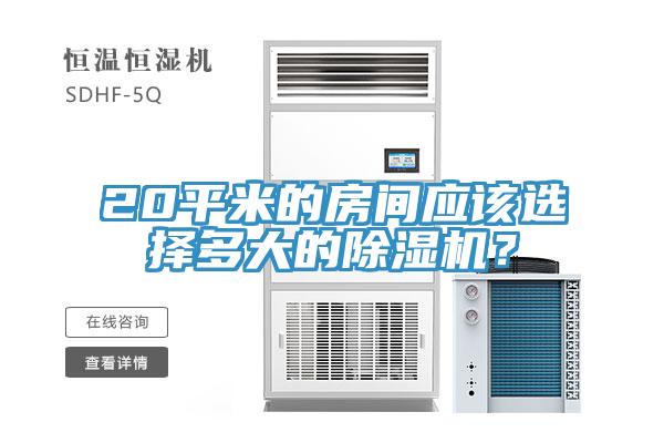 20平米的房间应该选择多大的小黄片直播视频？