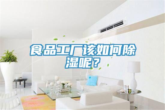 食品工厂该如何除湿呢？