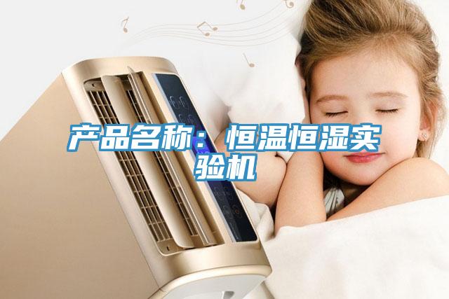 产品名称：恒温恒湿实验机