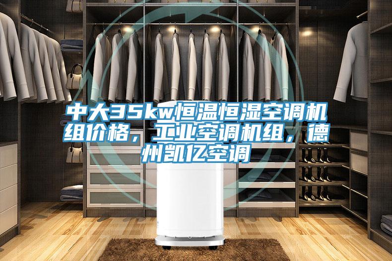 中大35kw恒温恒湿空调机组价格，工业空调机组，德州凯亿空调