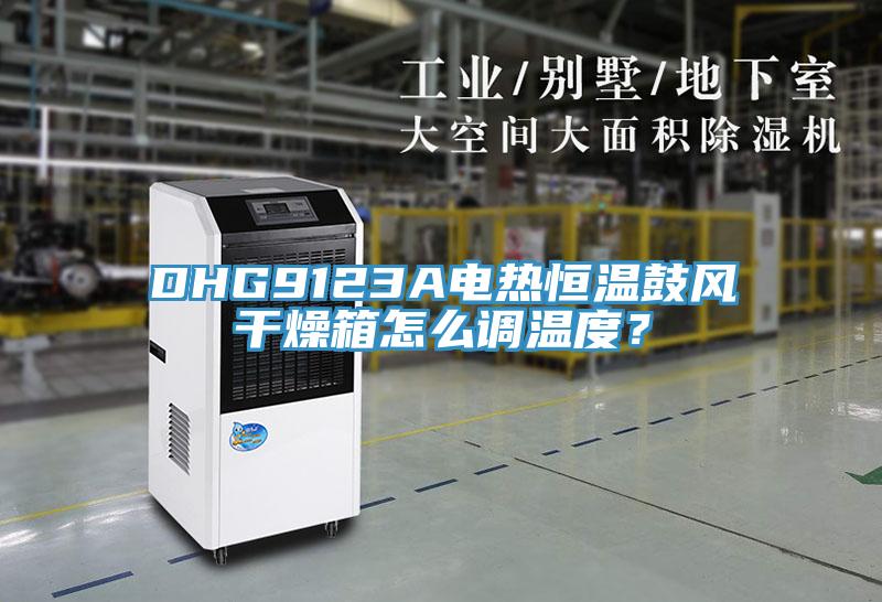 DHG9123A电热恒温鼓风干燥箱怎么调温度？