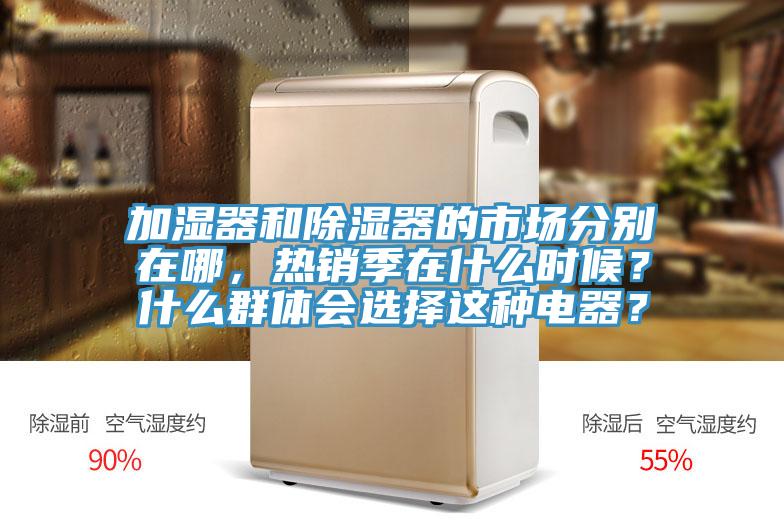 加湿器和除湿器的市场分别在哪，热销季在什么时候？什么群体会选择这种电器？