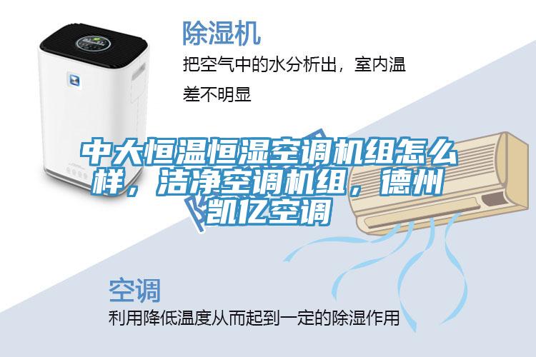 中大恒温恒湿空调机组怎么样，洁净空调机组，德州凯亿空调