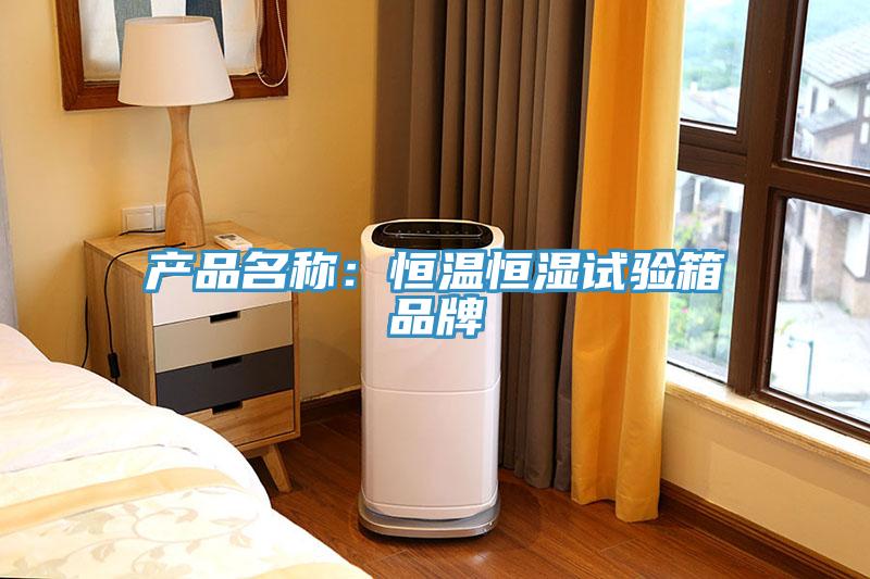 产品名称：恒温恒湿试验箱品牌