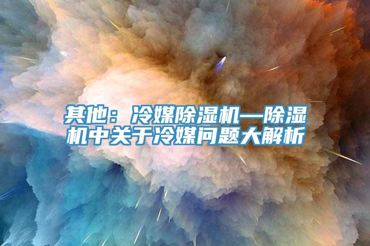 其他：冷媒小黄片直播视频—小黄片直播视频中关于冷媒问题大解析