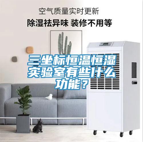 三坐标恒温恒湿实验室有些什么功能？
