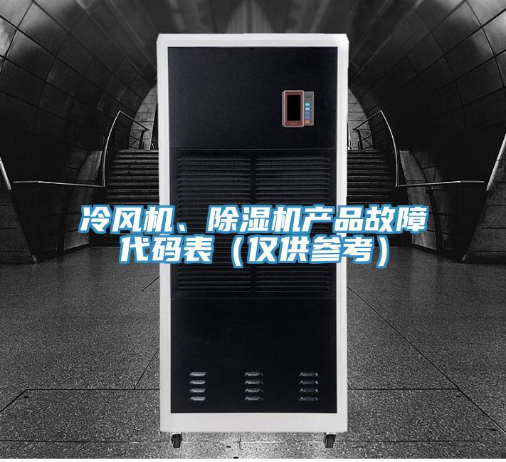 冷风机、小黄片直播视频产品故障代码表（仅供参考）