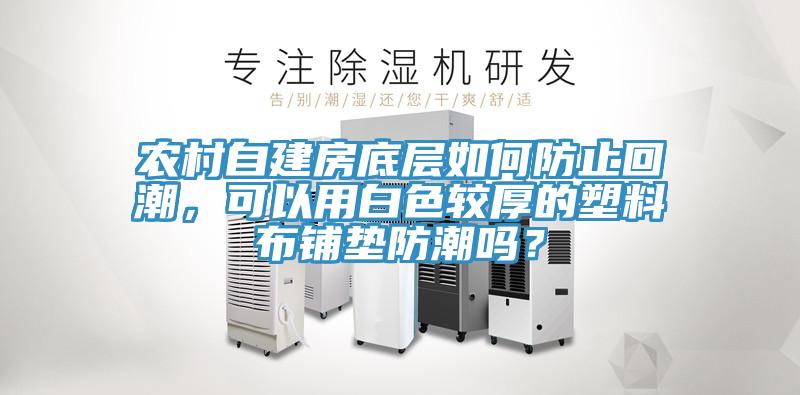 农村自建房底层如何防止回潮，可以用白色较厚的塑料布铺垫防潮吗？