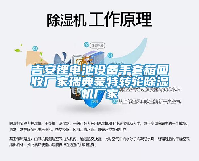 吉安锂电池设备手套箱回收厂家瑞典蒙特转轮小黄片直播视频厂家