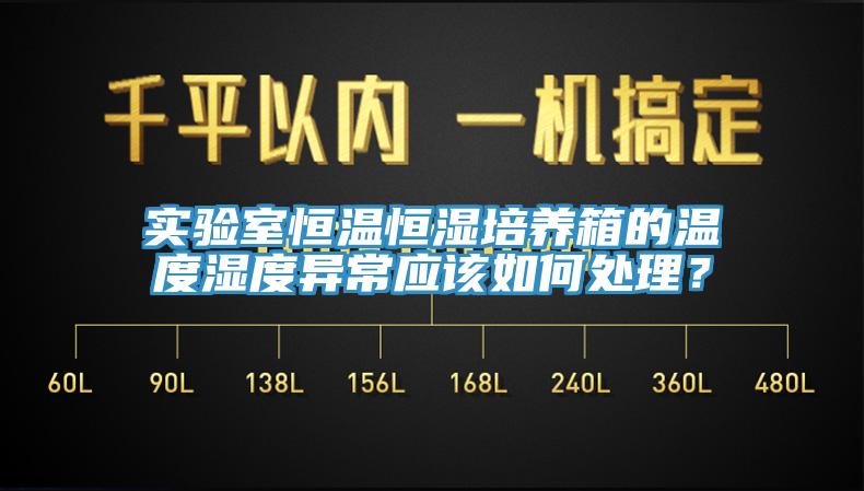 实验室恒温恒湿培养箱的温度湿度异常应该如何处理？