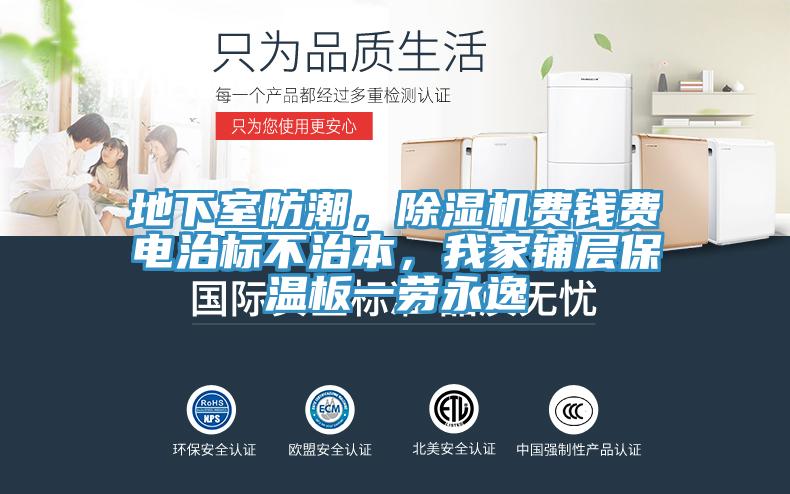 地下室防潮，小黄片直播视频费钱费电治标不治本，我家铺层保温板一劳永逸