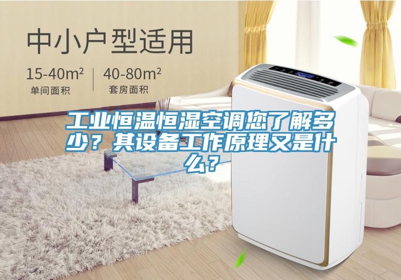 工业恒温恒湿空调您了解多少？其设备工作原理又是什么？